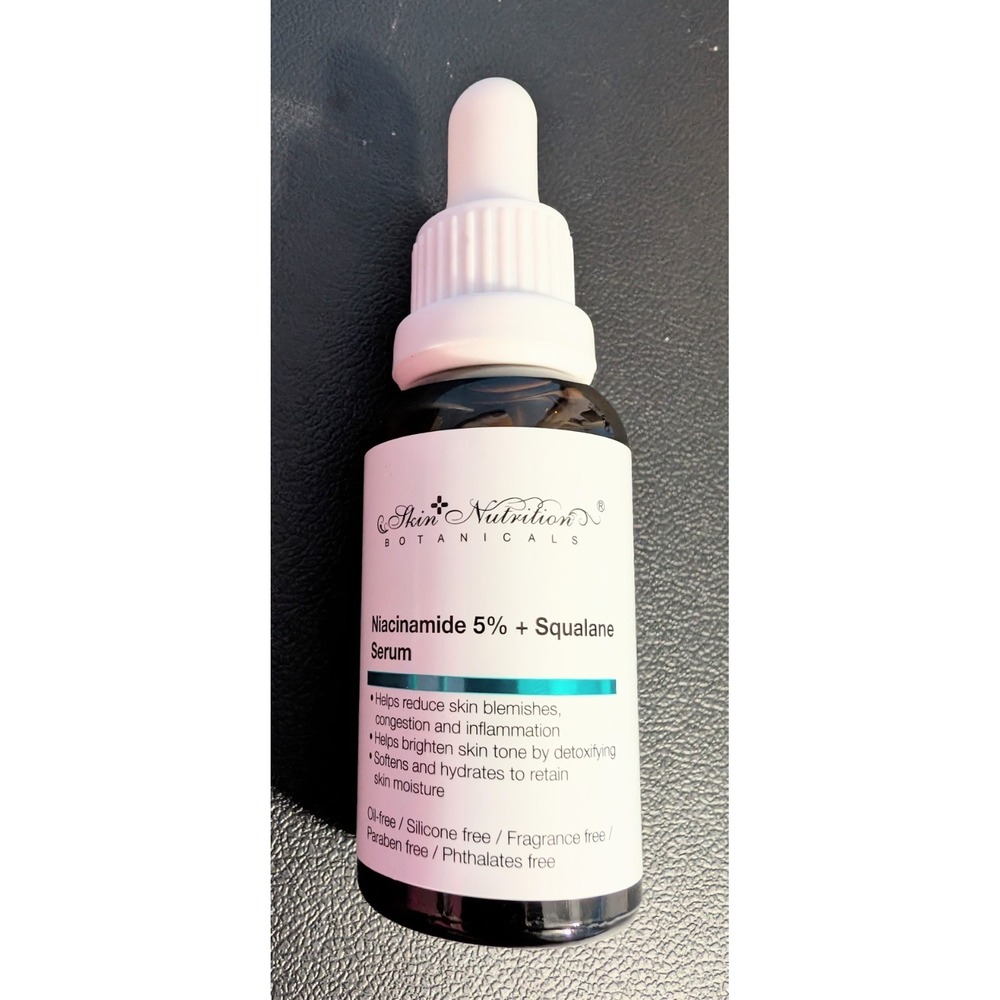 Skin Nutrition Botanicals Niacinamide 5% + Squalane Serum 1 oz Skin Brightening - Picture 2 of 4